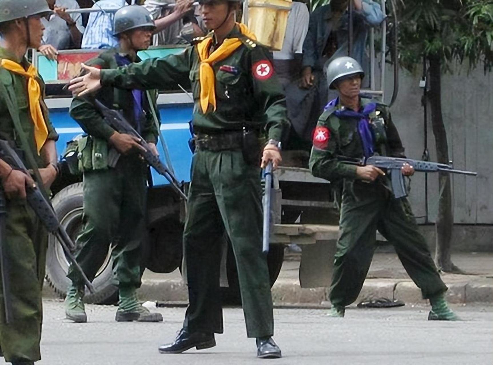 2021缅甸果敢政变图片