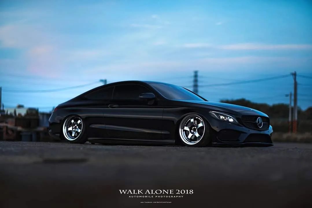 两个改装项目,这台奔驰c coupe已经足够漂亮