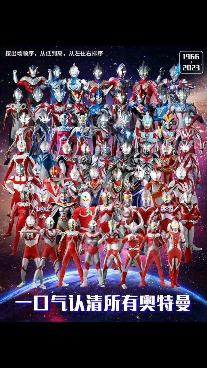 一口气认清所有奥特曼