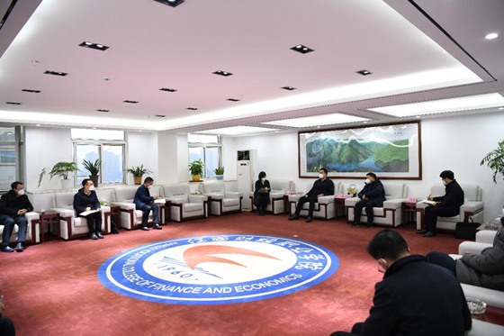 浔阳区委书记张宁一行到江西财经职业学院调研并指导工作