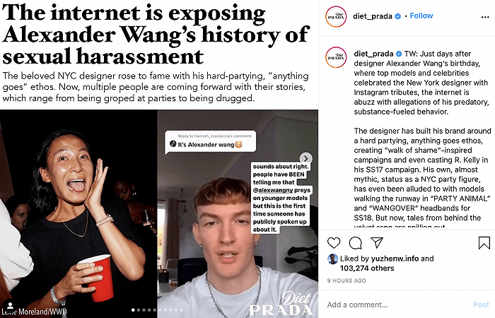 华裔设计师王大仁卷入性侵丑闻,多名男模及跨性别模特指控其性侵