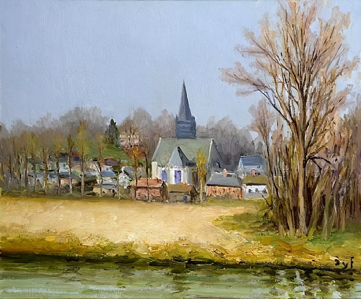 法国印象派画家马塞尔·戴夫marcel dyf 极美的人物与风景