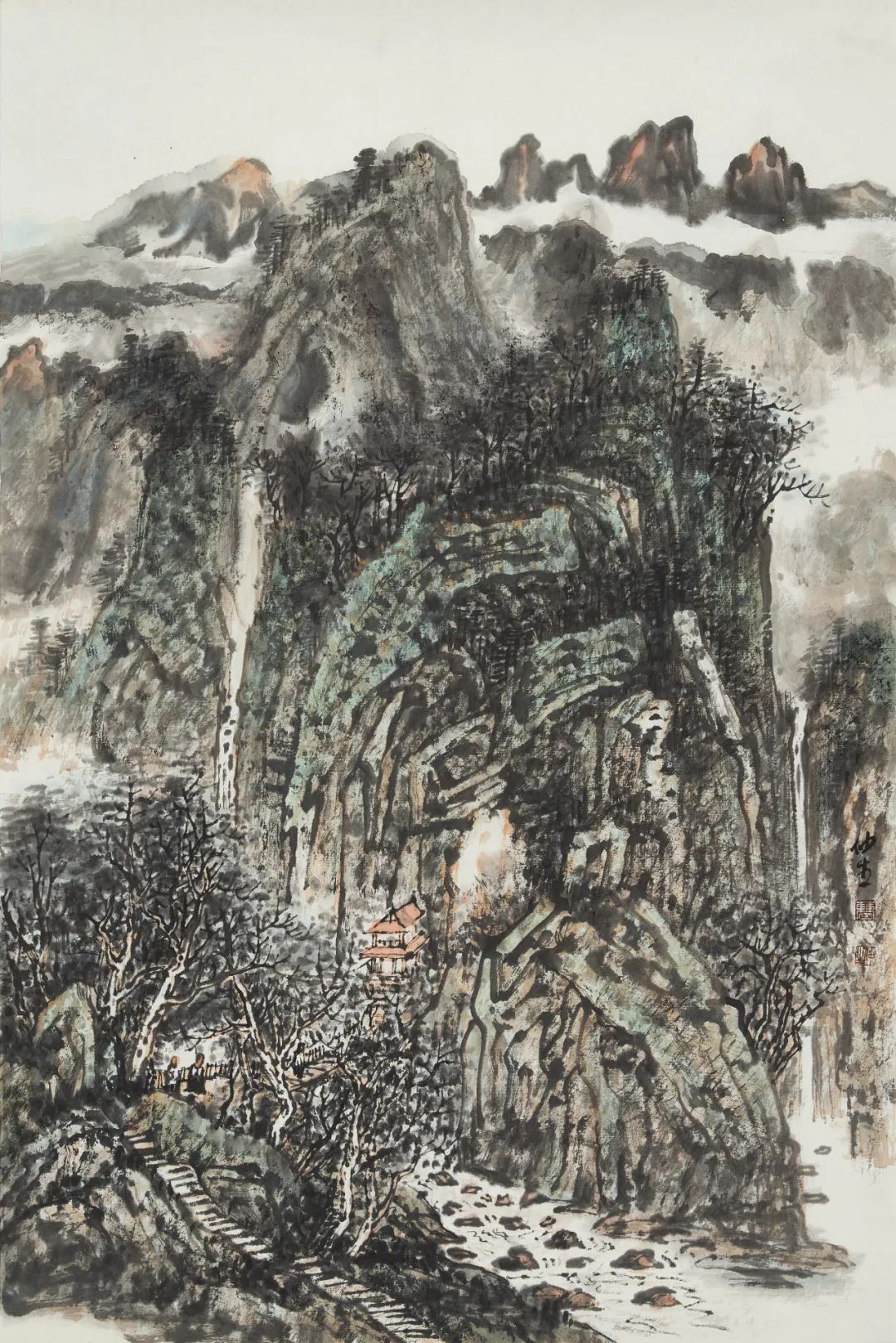 曹仲生︱山水桃花园