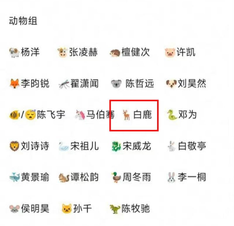 明星emoji简称引争议!鹿晗和白鹿谁才是鹿?白梦妍曾是行星饭?