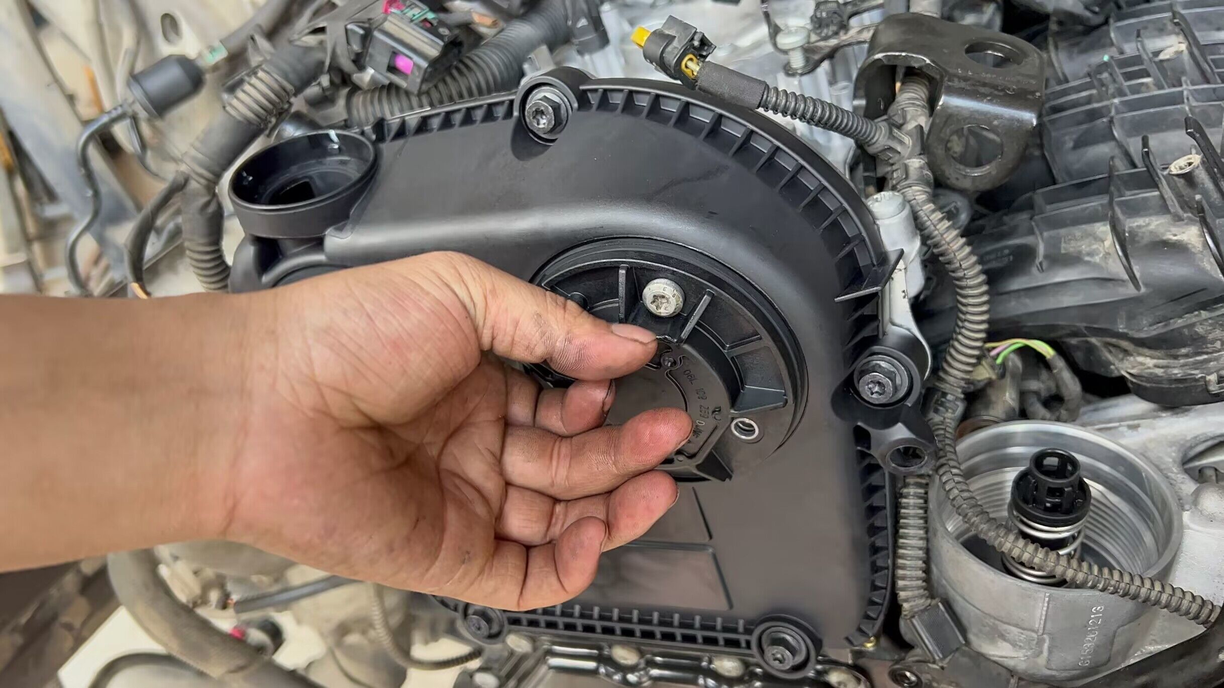 奥迪换装三代ea888的奥迪a4l严重烧机油,从湖北荆州来一次性修好