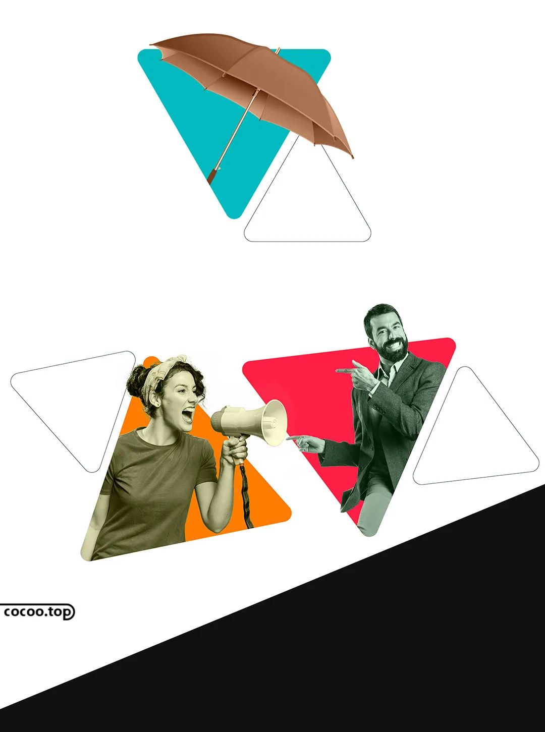 设计构图轻松学!掌握两点!分割与形状