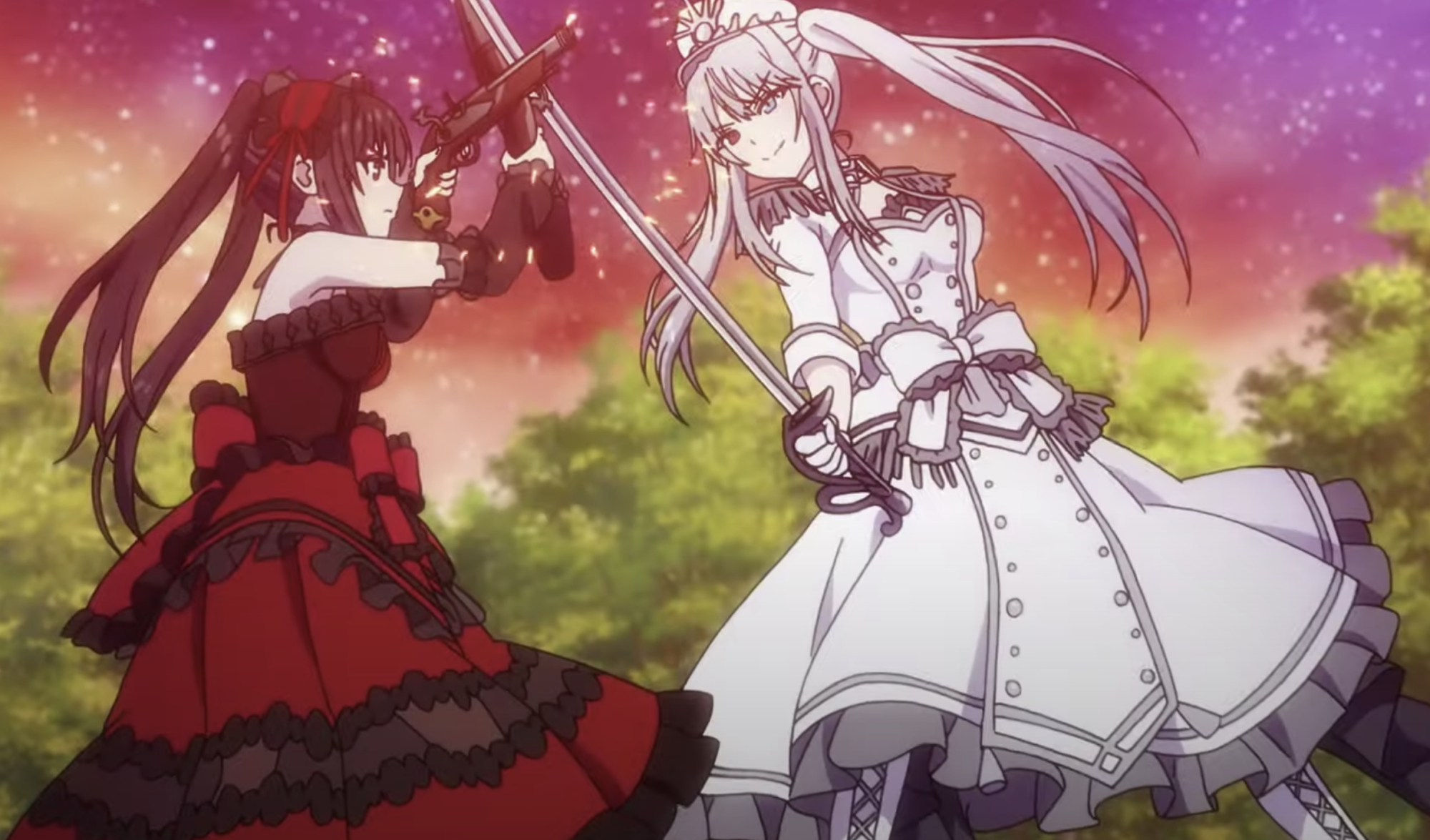 《狂三外传》剧场版下篇预告片来了,白之女王登场