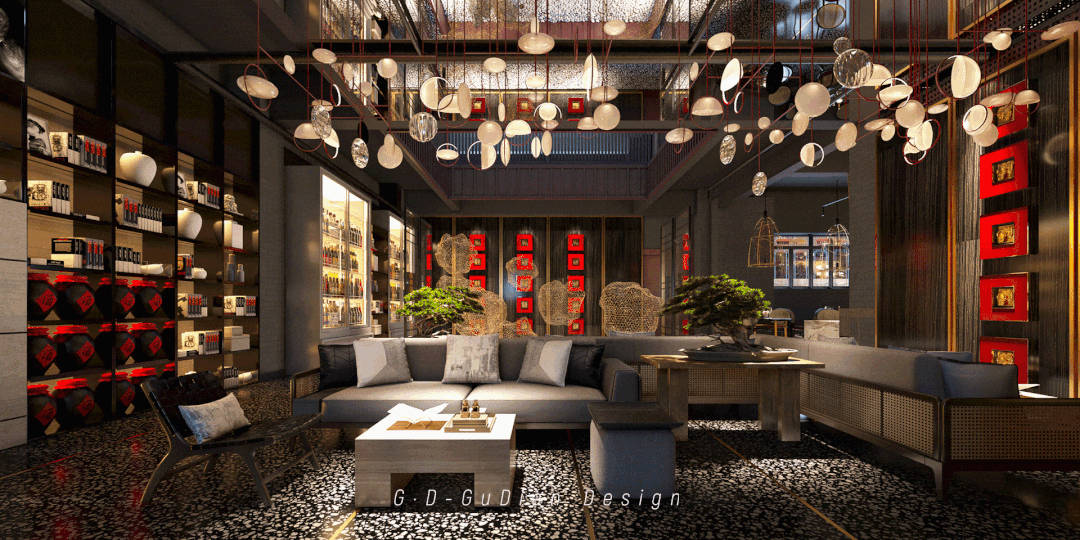 新中式风格设计 | 南宁酒馆(三街两巷店)