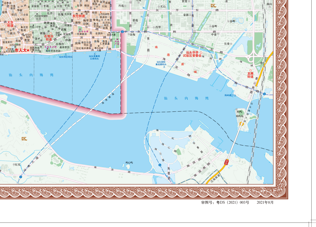 收藏!汕頭市2021最新最全版地圖新鮮出爐!