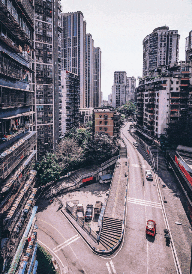 重庆道路 奇葩图片