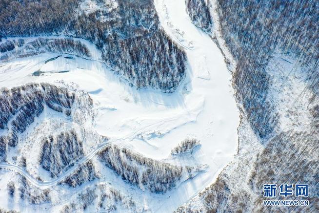 snow falls on the greater khingan