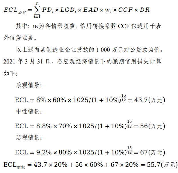 会计司:金融工具准则应用案例—预期信用损失法应用案例两则