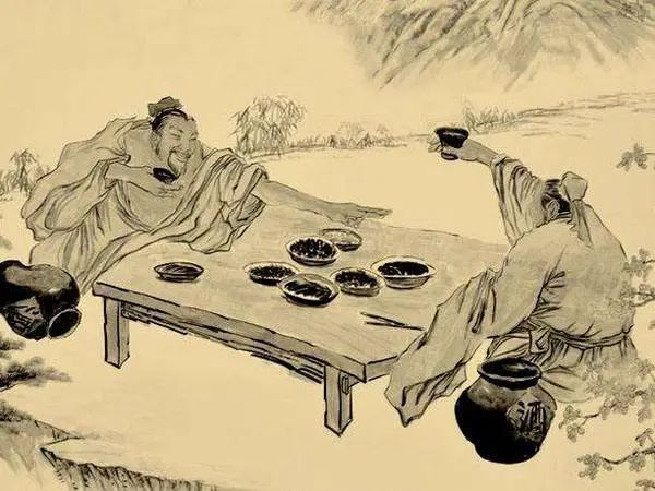 幕天而席地,谁奈刘伶何