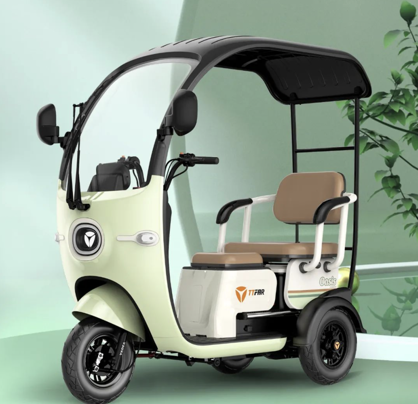 爱玛,雅迪新款三轮车来啦,舒适性好,接娃,逛街很6,你稀罕谁