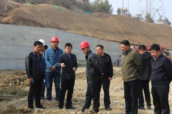 区长赵赞调研主城区城建重点建设项目