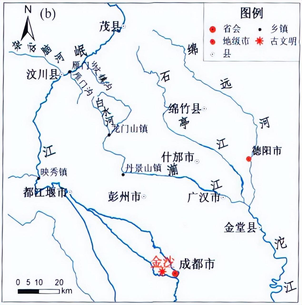 在范念念看来,地震之前的古岷江河道为:岷江在今汶川雁门一带向东南