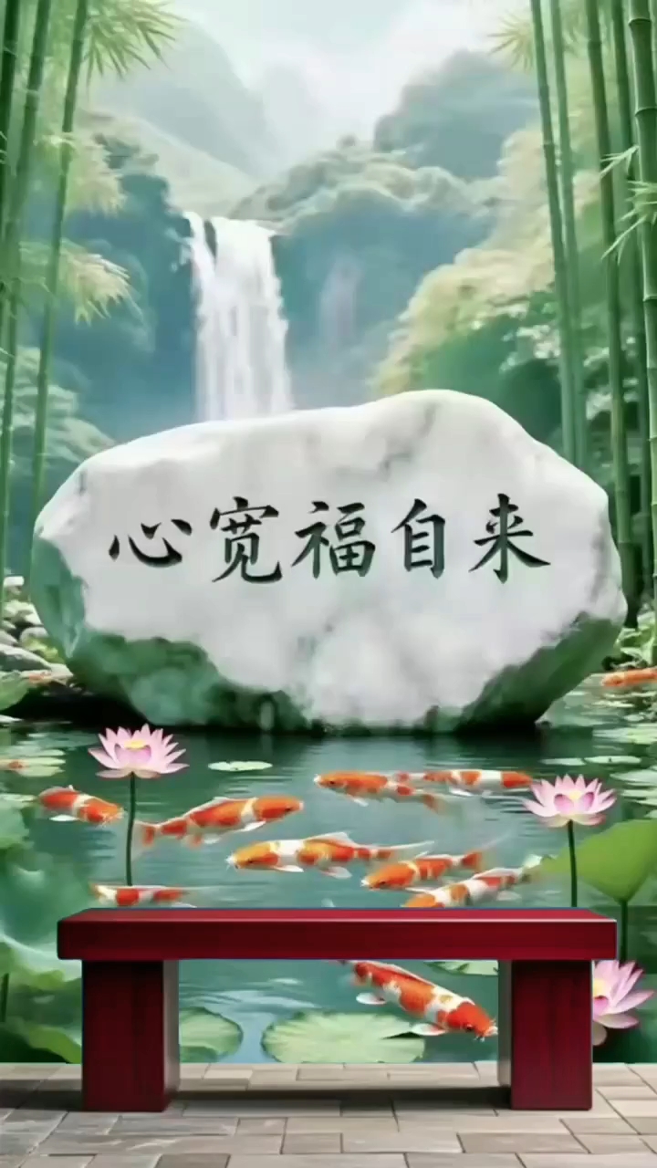 心若够宽,福气自会撞满怀,不是吗?