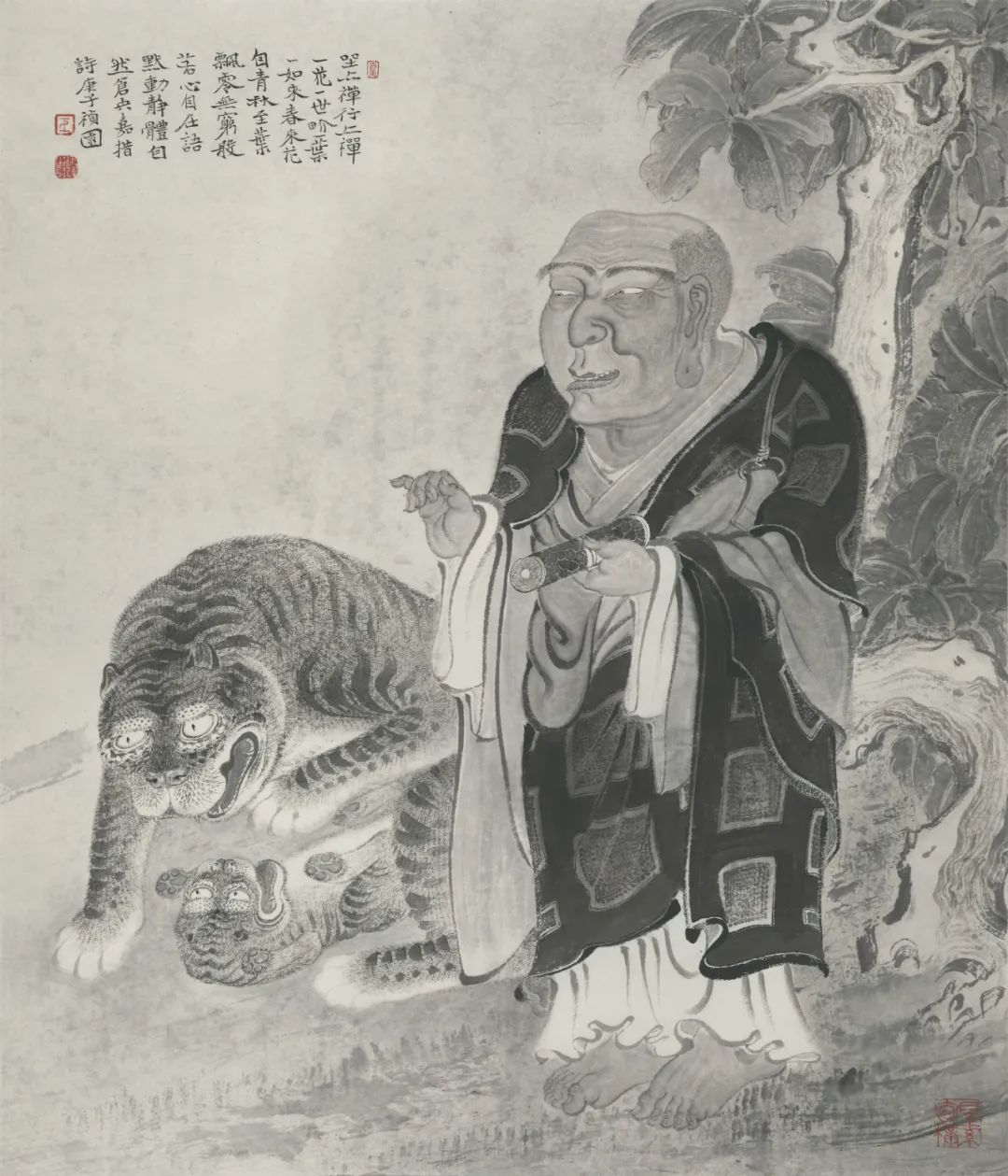 巨建伟国画水墨艺术作品欣赏