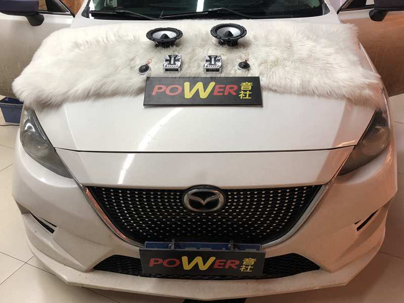 合肥马自达昂克赛拉音响喇叭改装 改装豪客两分频