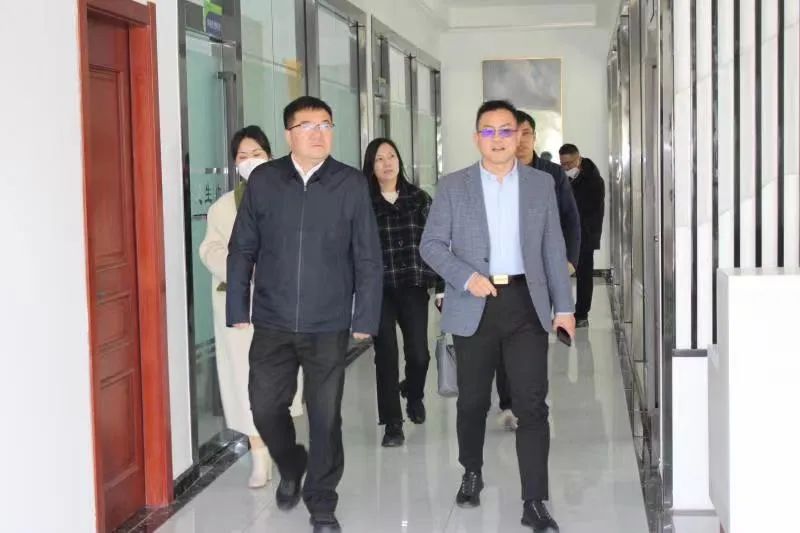 亳州市副市长薛冰一行莅临安徽天健生物环保公司调研指导工作