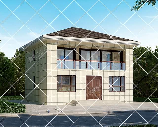 村里最接地气的20款二层别墅,开间10米,适合农村建的好户型