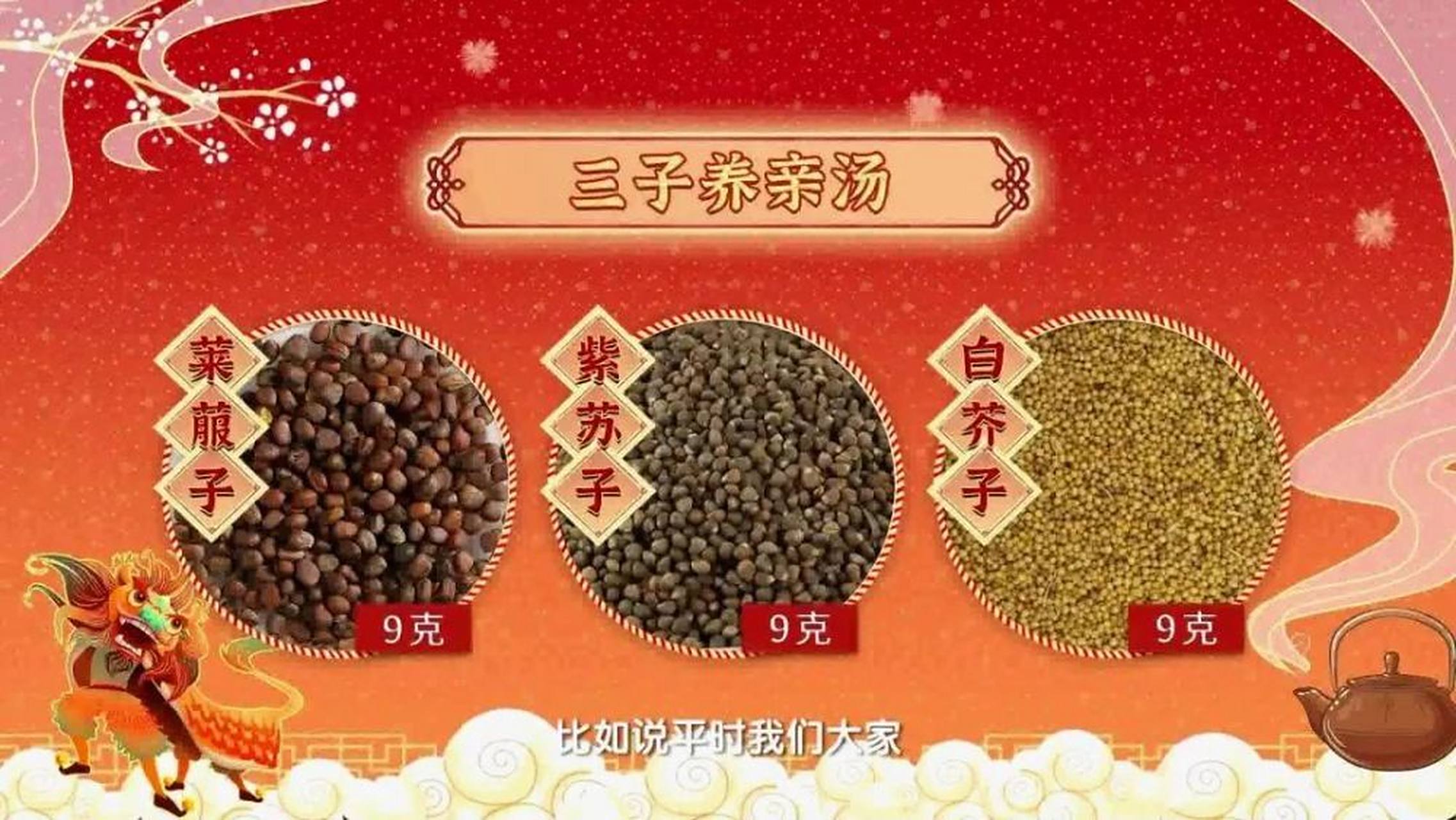 "三子养亲汤",三高胖子的去污剂  过去有张方子叫"三子养亲汤",就是由