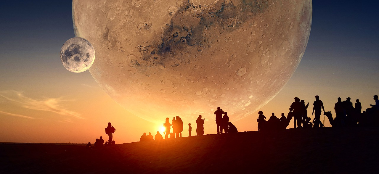 探索火星前世今生,未来火星城市图景曝光,超震撼!