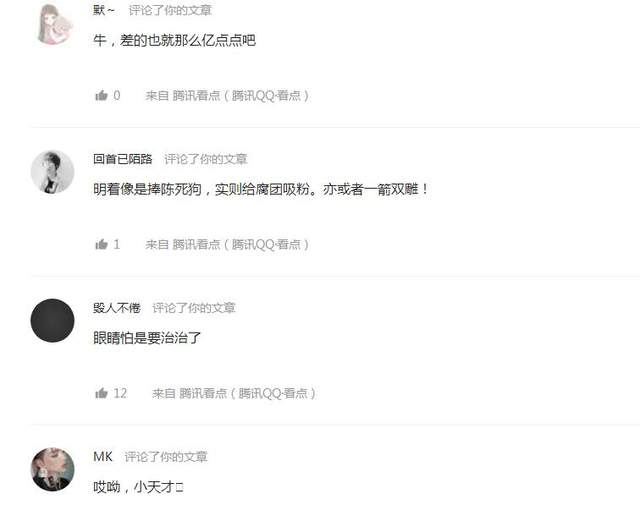 陈死狗女粉颜值遭质疑?论气质不输腐团儿,网友:玩起少布料满分