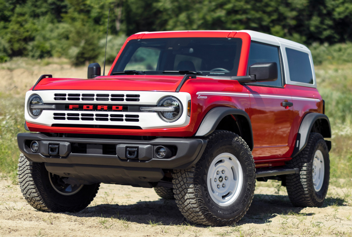 多个版本限量发售,福特bronco heritage亮相北美车展