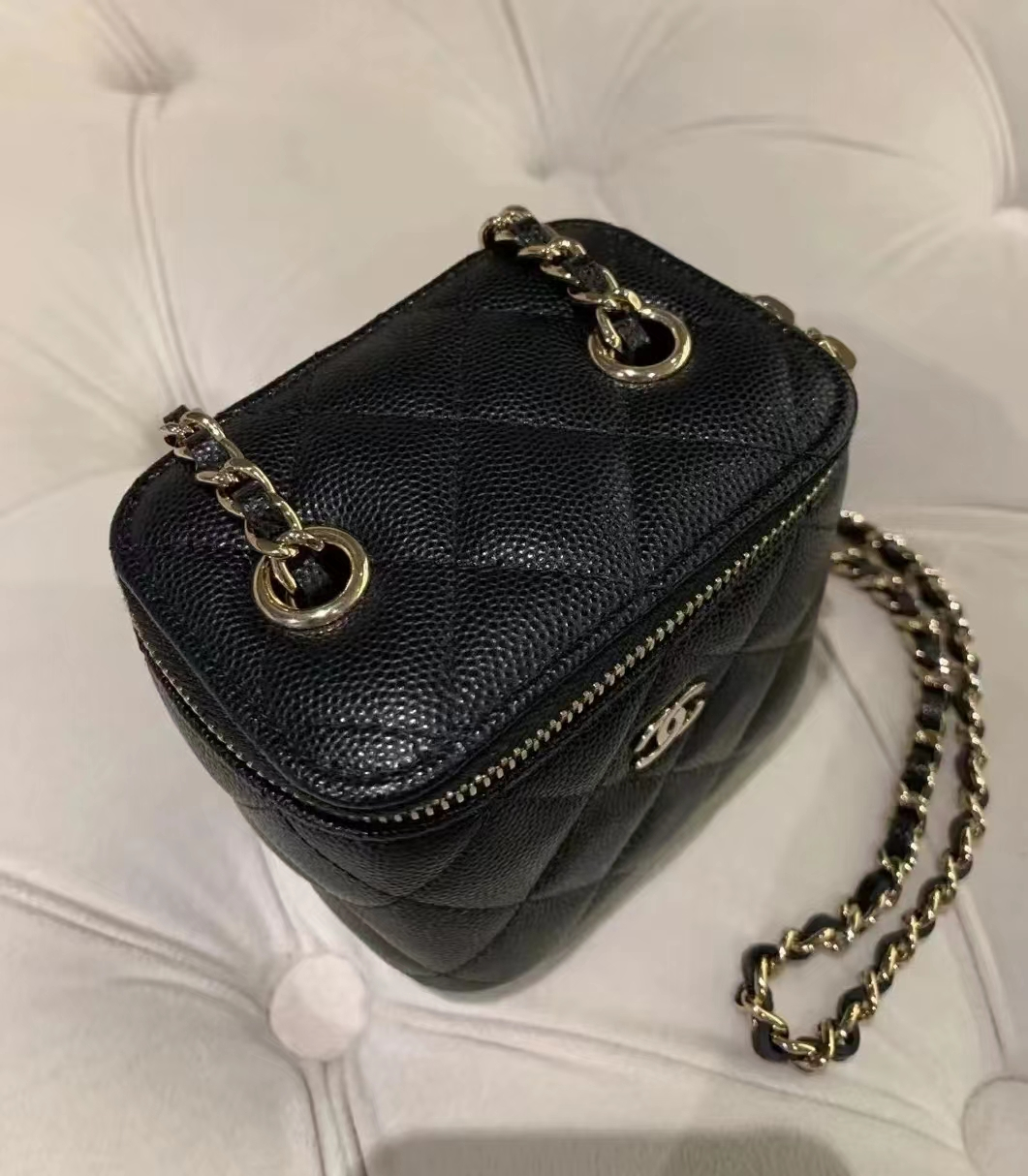 香奈儿盒子包到货,第一次用识季买包