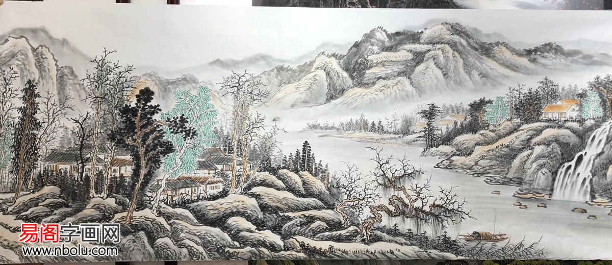 时发仁的山水画:江山如画,大美无言