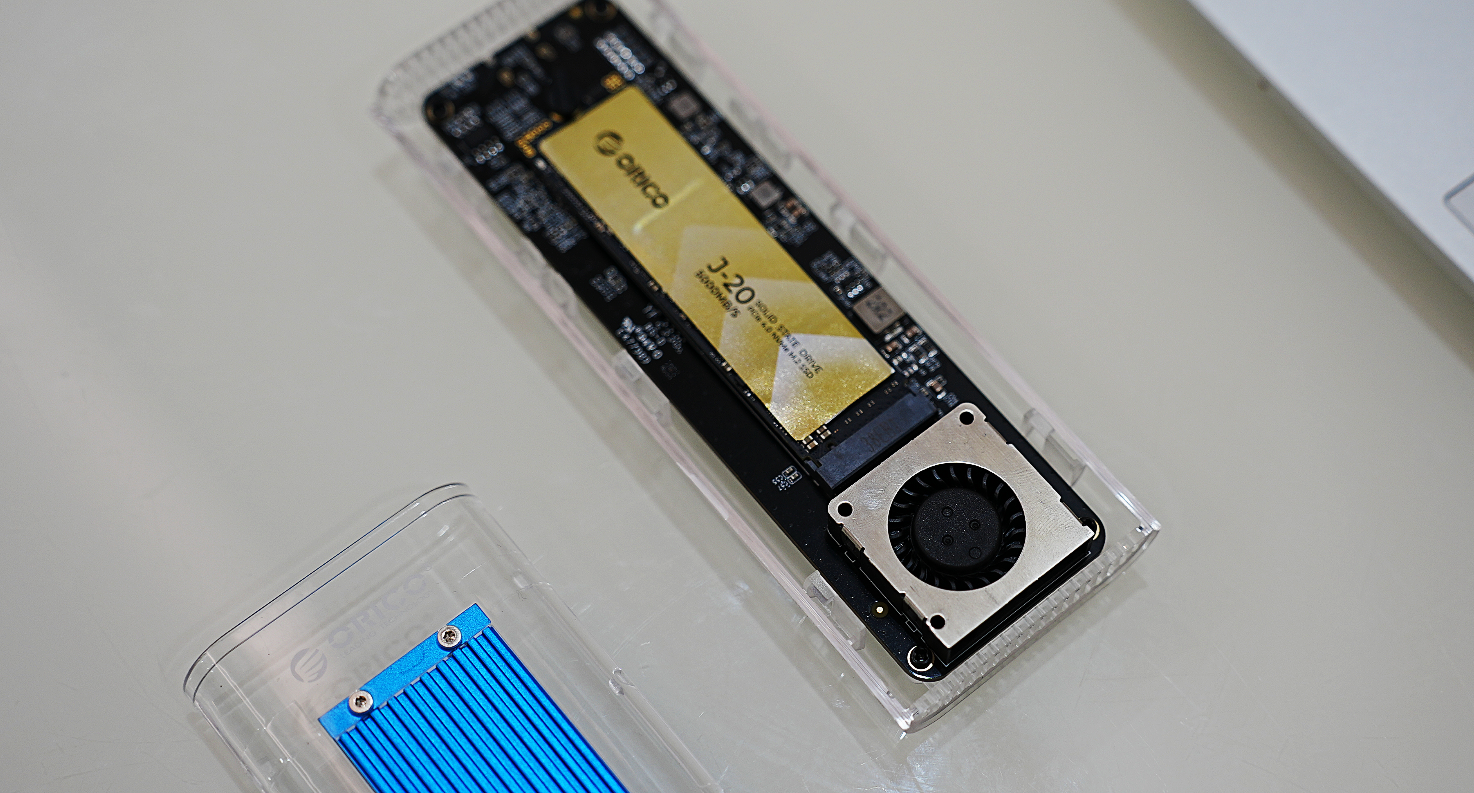 完全自定义的移动存储方案,奥睿科orico usb 4.0硬盘盒 ssd实测