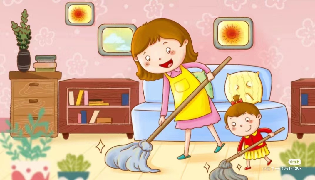 让孩子改变不爱做家务的想法仅需三招!
