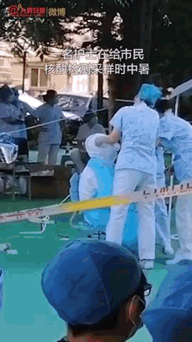 推荐护士中暑倒地，高温下这一幕刷屏！请相信北京速度！