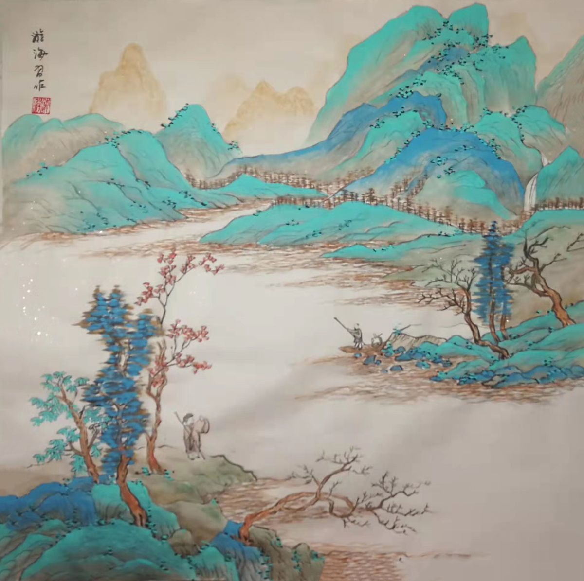 「作品欣赏」山里人的水墨丹青,古典山水传承画家游海作品赏析