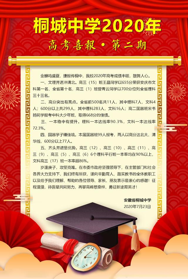 怀宁中学光荣榜图片