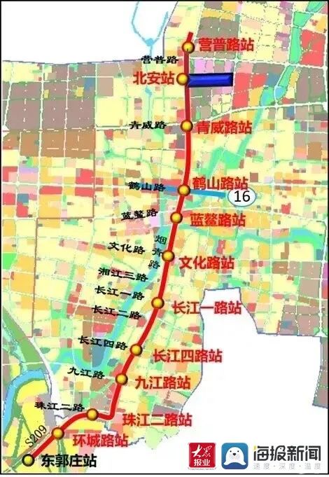 即墨7号地铁线路图图片