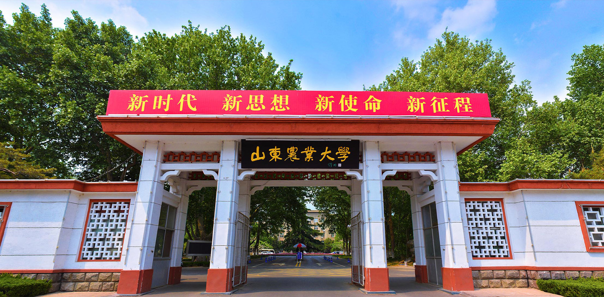 山东农业大学校门