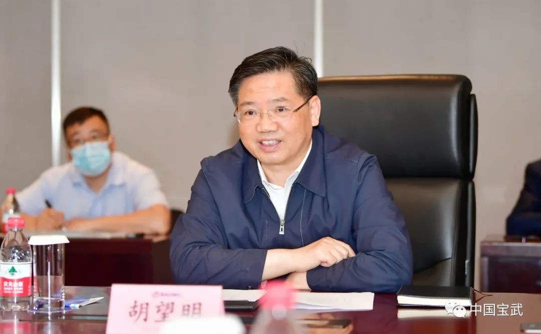 宝武总经理胡望明会见中国进出口银行行长任生俊