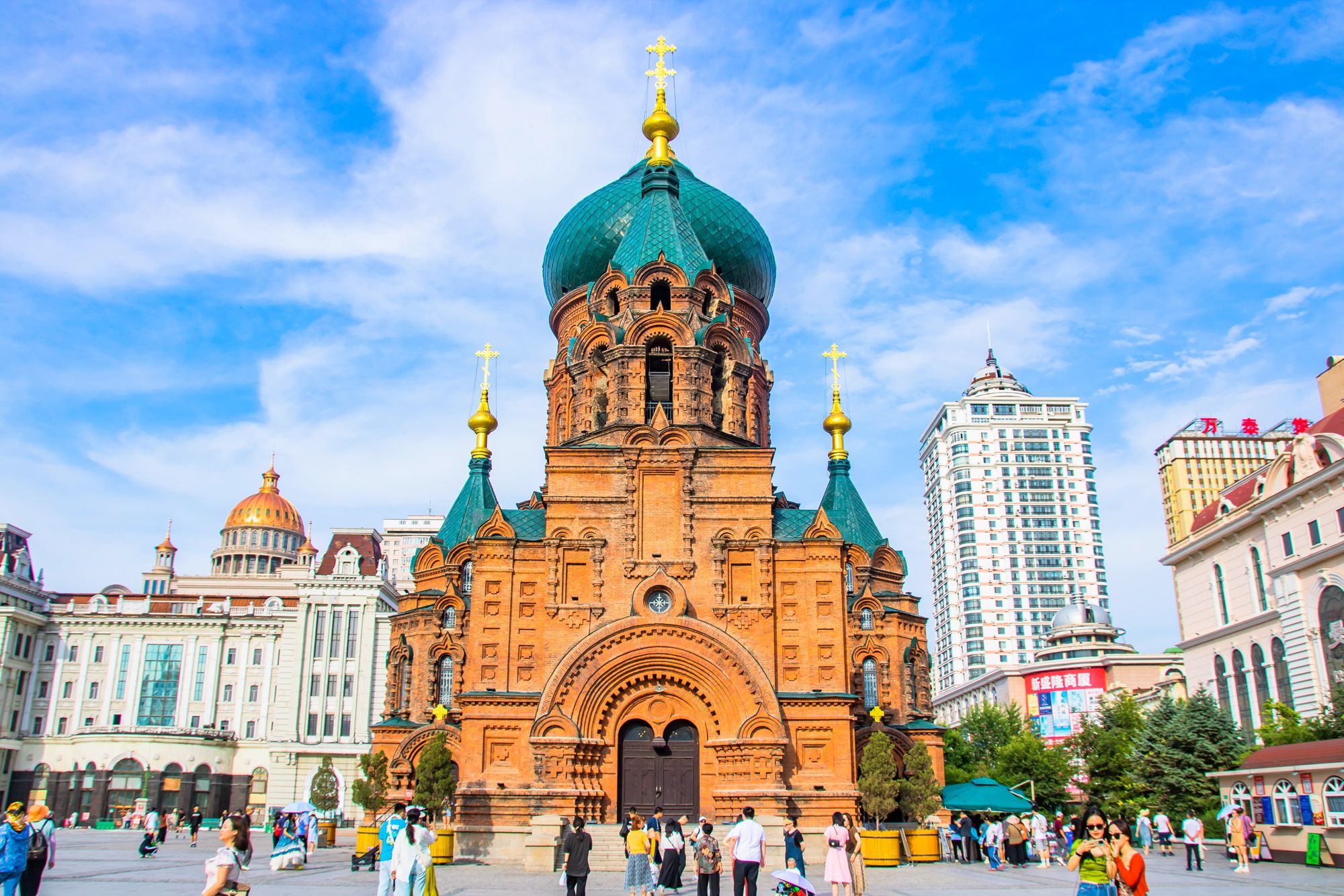 哈尔滨圣·索菲亚大教堂,充满异域风情,是国内教堂的天花板