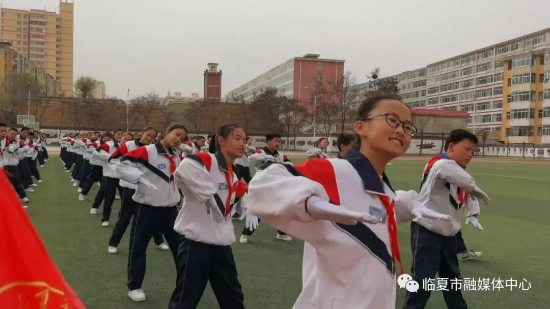 临夏市第一中学:青春激昂大课间 展现新时代阳光少年"精气神"