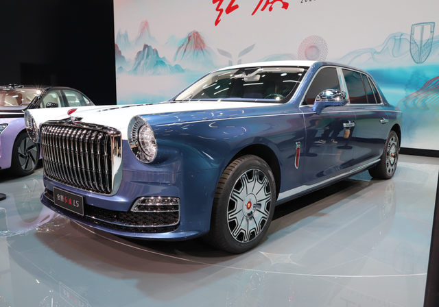 全新红旗l5样车下线,经典复古造型,搭载红旗新款4.0升v8发动机