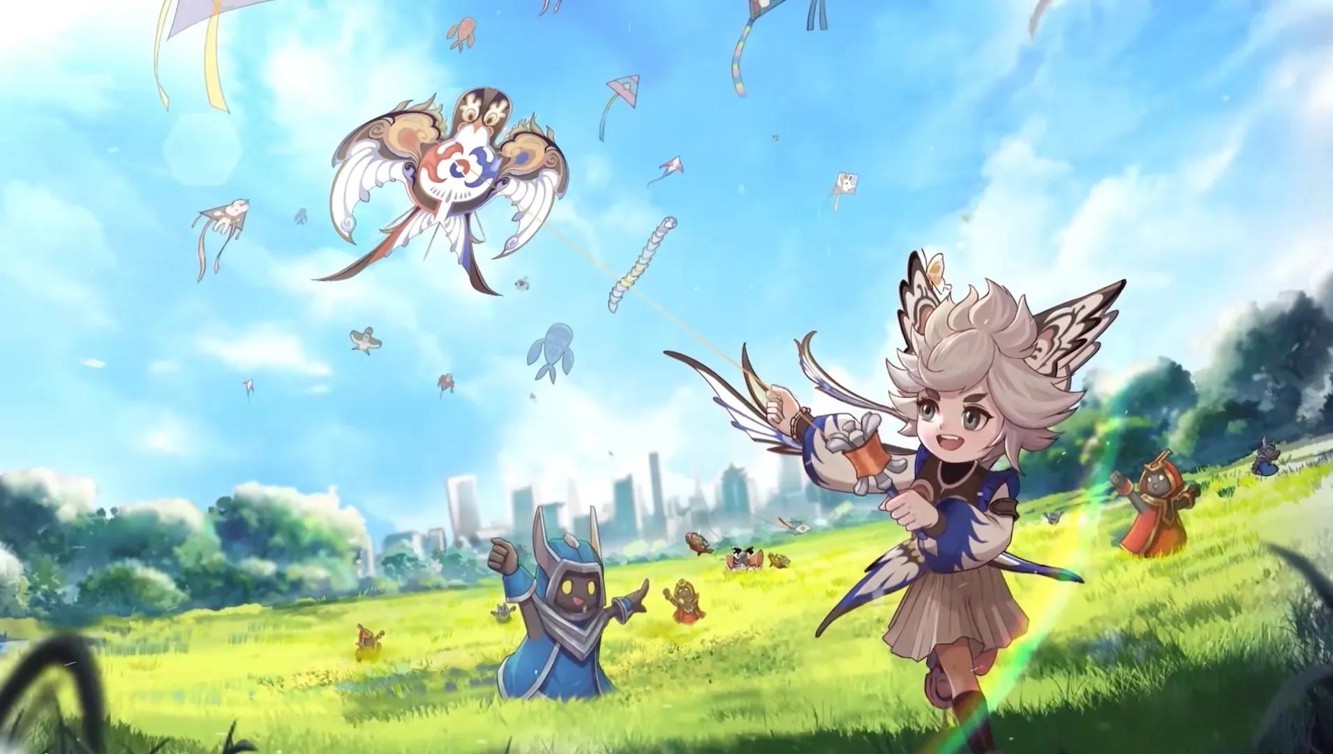 李元芳新皮肤形象曝光,白发少年身穿小裙子,武器应该变成了风筝