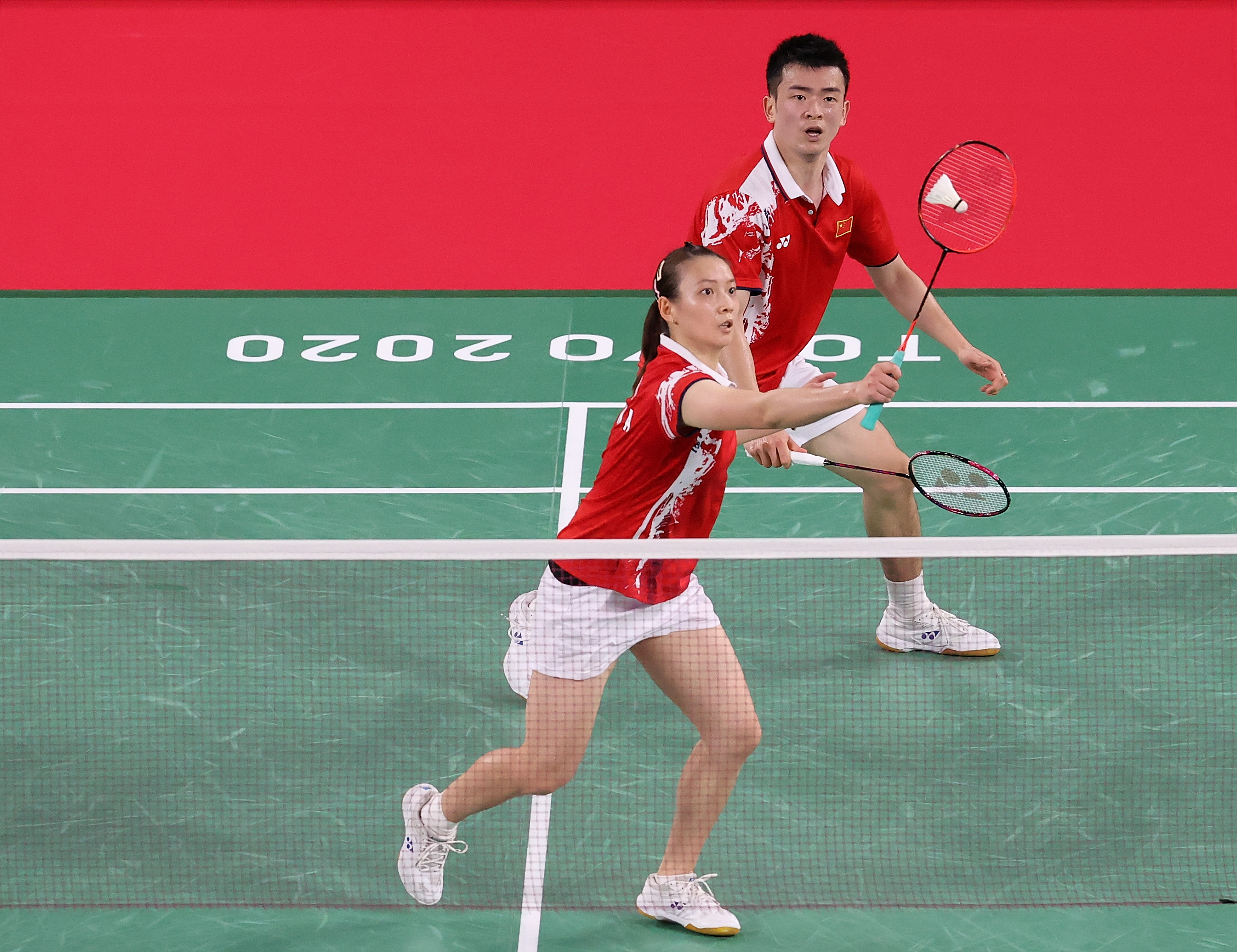 羽毛球——混双决赛:郑思维/黄雅琼获得亚军