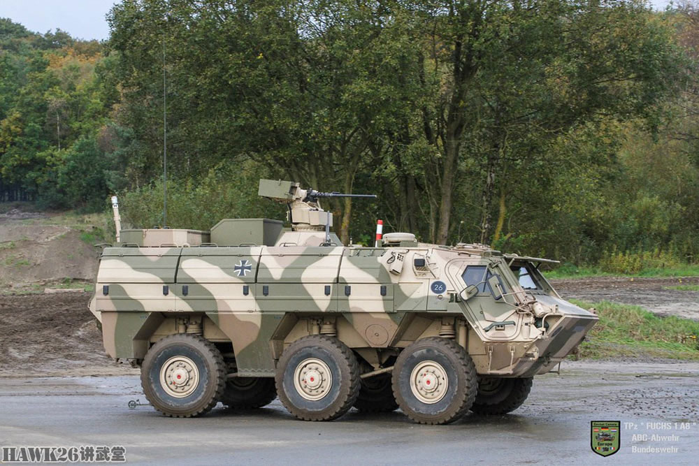 德军"狐"式核生化侦察车低调亮相 因参加海湾战争而迅速出名