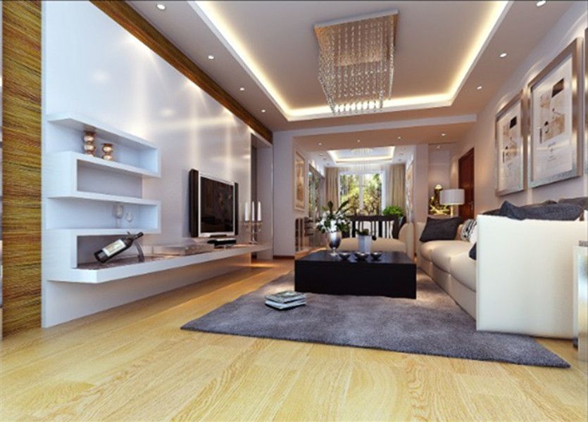 「鹏晨装饰」伊顿公馆98平现代风格装修效果图