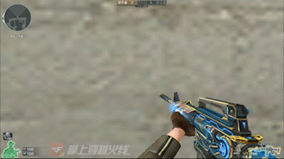 穿越火线动图鉴赏:m4a1-雷神赵云皮肤