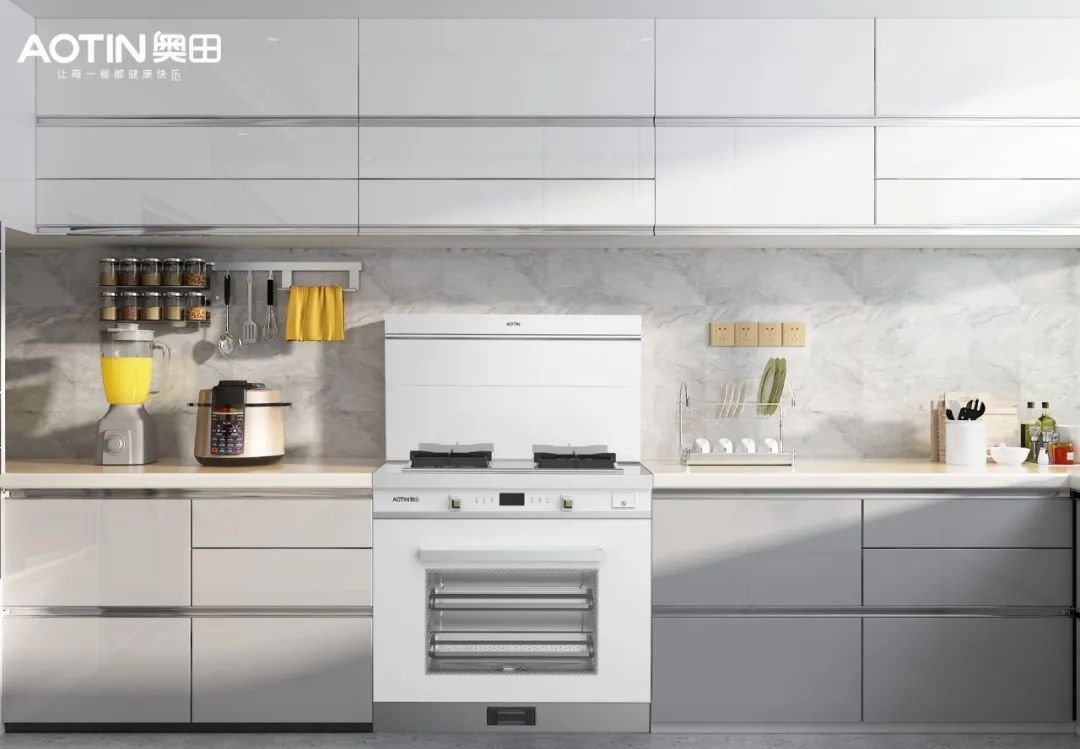 集成灶怎么装修好看赶紧来get奥田集成灶精致厨房