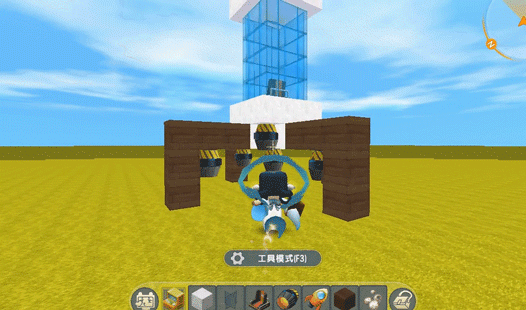 迷你世界:大神自制大型火箭,测试能否飞入太空,结局感到意外!