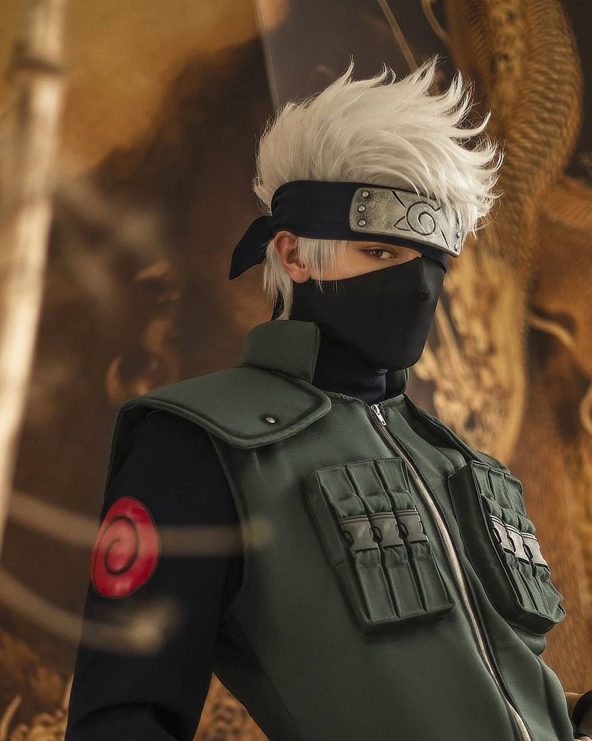 网友cos旗木卡卡西,"二次元侧颜"绝了,卡卡西本人吗